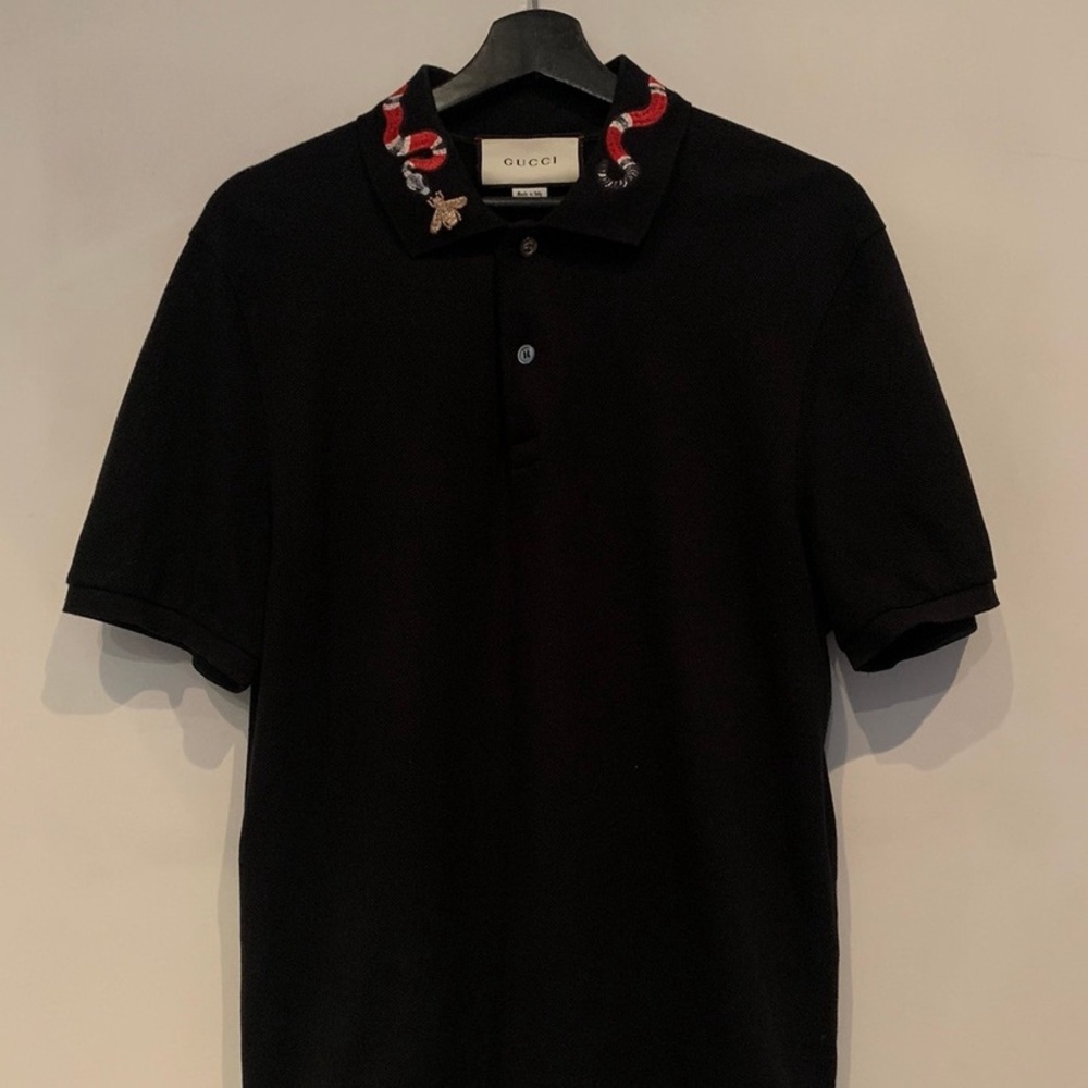 Gucci king snake polo